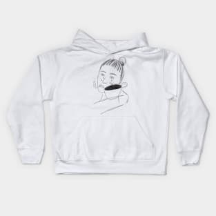 Mittee ArtPiece "Sad Girl II" Kids Hoodie